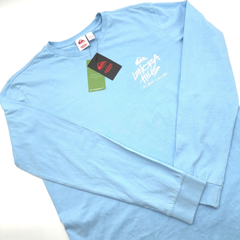 Quiksilver x Stranger Things Lenora Hills Surf Club Mens M 80s Surf Tee NWT